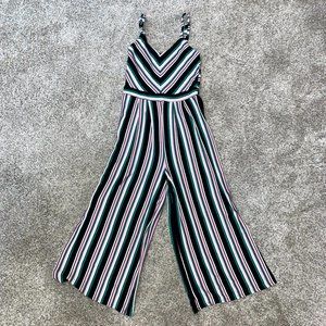 Black, Green, Pink, and White Jumpsuit